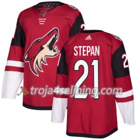 Arizona Coyotes tröja Derek Stepan 21 Adidas 2017-2018 Maroon Authentic - NHL Tröjor Herr